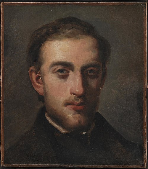 Portrait of the Painter Fritz Melbye (1826-69), 1857, Camille Pissarro