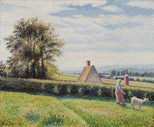 Spring Pasture, 1889, Camille Pissarro