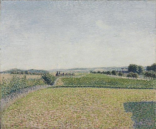 Railroad to Dieppe, 1886, Camille Pissarro