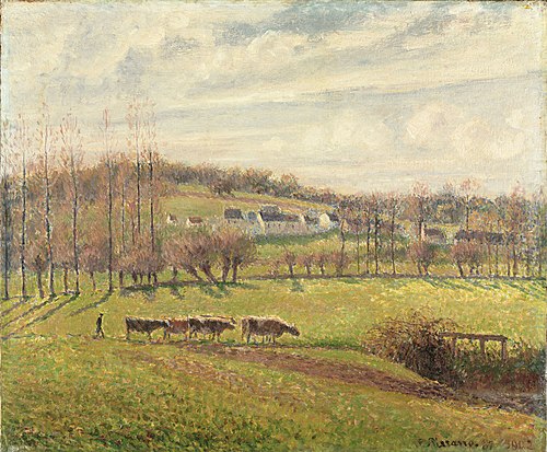 Paysage d'été, Eragny, 1887, Camille Pissarro