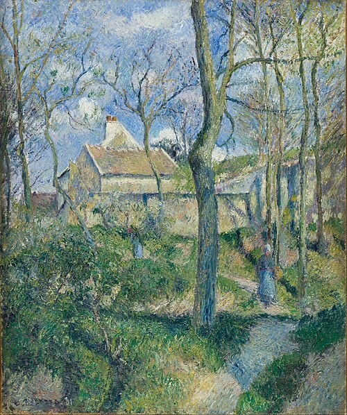 The Path to Les Pouilleux, Pontoise, 1881, Camille Pissarro
