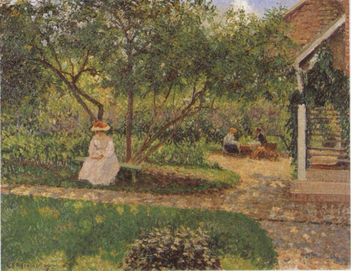 Un coin du jardin à Éragny, 1897, Camille Pissarro
