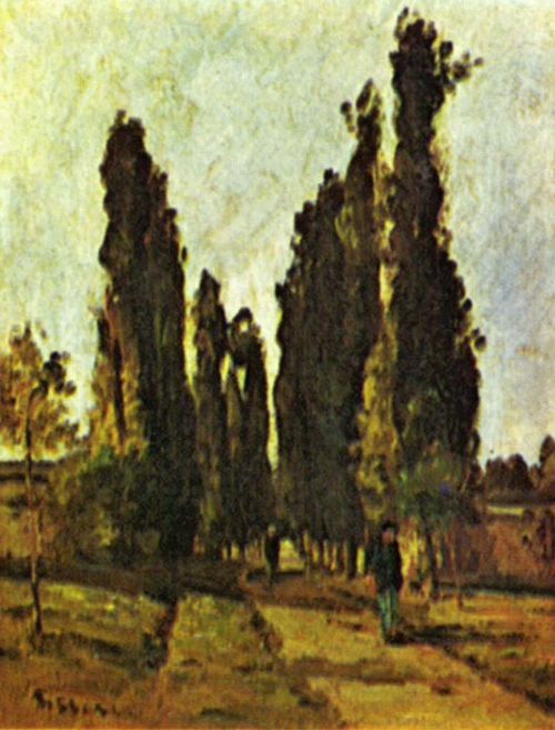 The road, 1864, Camille Pissarro