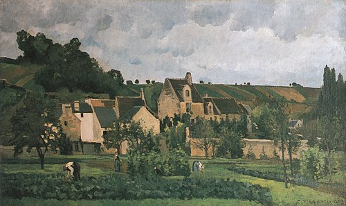 L’Hermitage à Pontoise, 1867, Camille Pissarro