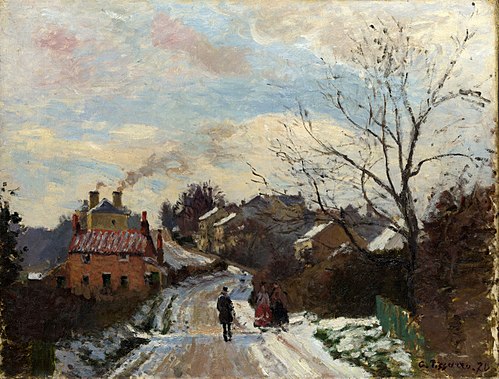 Fox Hill, Upper Norwood, 1870, Camille Pissarro