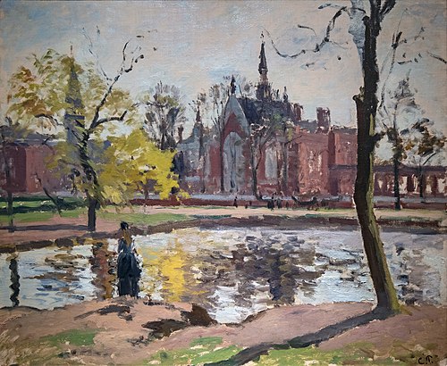 Dulwich College, London, 1871, Camille Pissarro