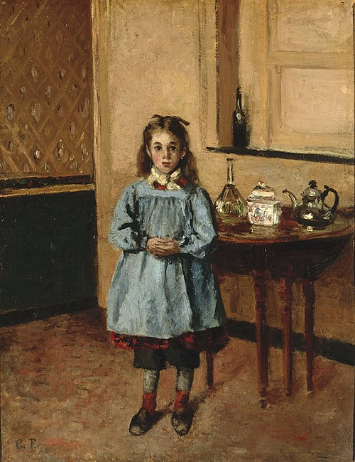 Minette, 1872, Camille Pissarro