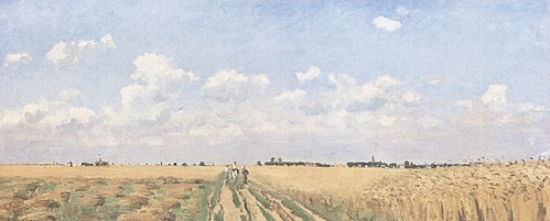 L´eté, 1872, Camille Pissarro