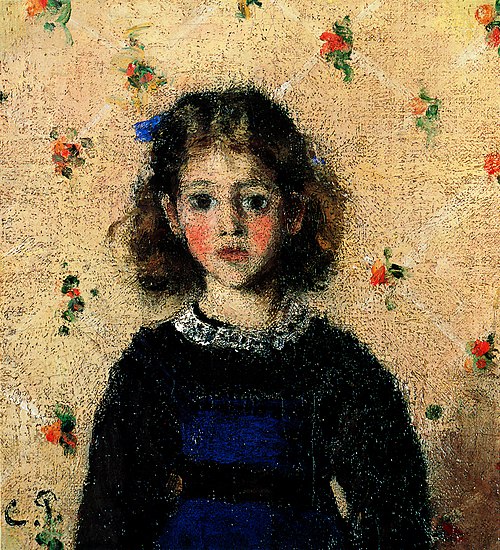 Portrait de Jeanne Pissarro dite Minette, 1872, Camille Pissarro