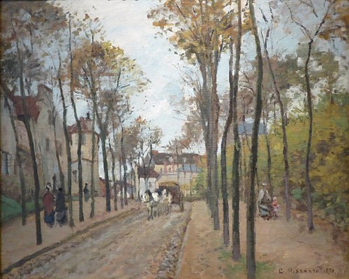 Le boulevard des Fossés, Pontoise, 1872, Camille Pissarro