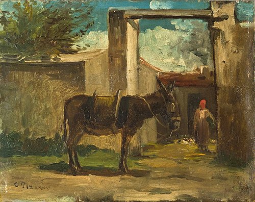 Paysage à Montmorency, 1858, Camille Pissarro