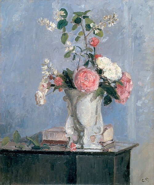 Bouquet de Fleurs, 1873, Camille Pissarro