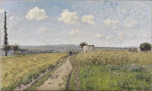 Une Matinée du mois de juin, 1873, Camille Pissarro