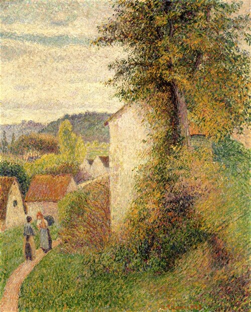 The path, 1889, Camille Pissarro