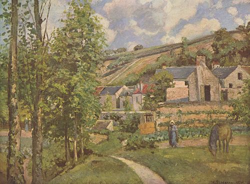 L’Hermitage, pres de Pontoise 1874, 1874, Camille Pissarro