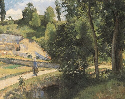 La Carrière, Pontoise, 1875, Camille Pissarro