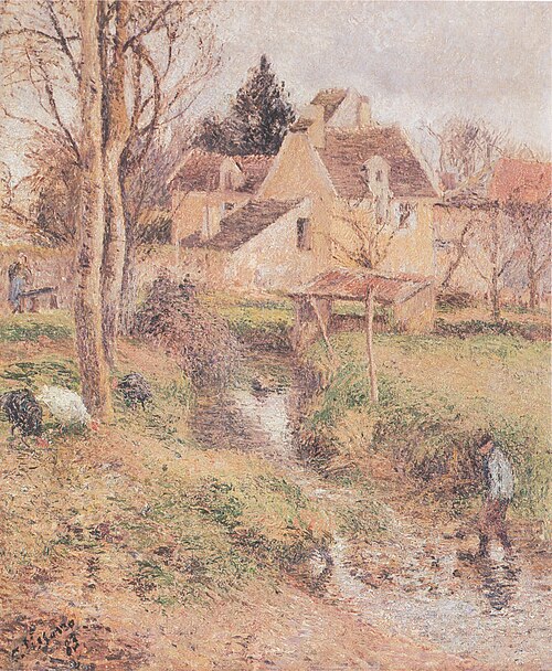 Le Ruisseau à Osny, 1883, Camille Pissarro