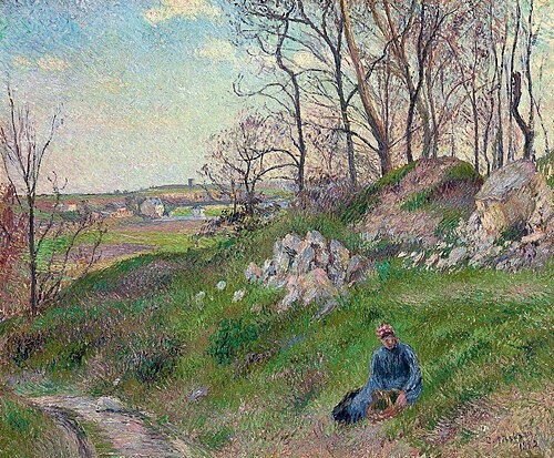Les carrières du Chou, Pontoise, 1882, Camille Pissarro