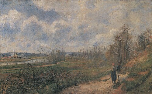La Sente du Chou, 1878, Camille Pissarro