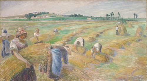 The Harvest, 1882, Camille Pissarro