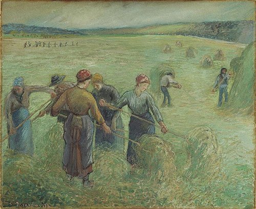 Les Faneuses, 1884, Camille Pissarro