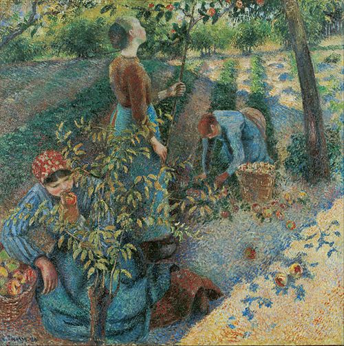 Apple-Picking, 1886, Camille Pissarro