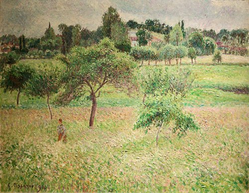 Apple Trees at Éragny, 1894, Camille Pissarro