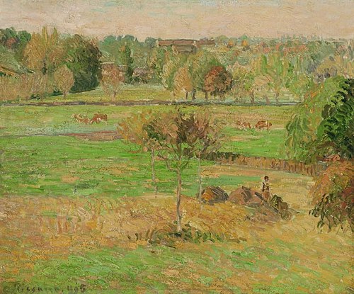 Automne à Éragny, 1895, Camille Pissarro