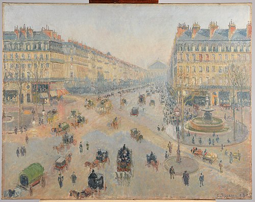 L'Avenue de l'Opéra, 1898, Camille Pissarro