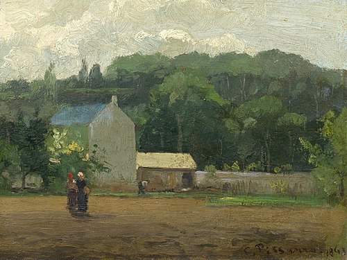 Paysage à la Varenne-Saint-Hilaire, 1863, Camille Pissarro