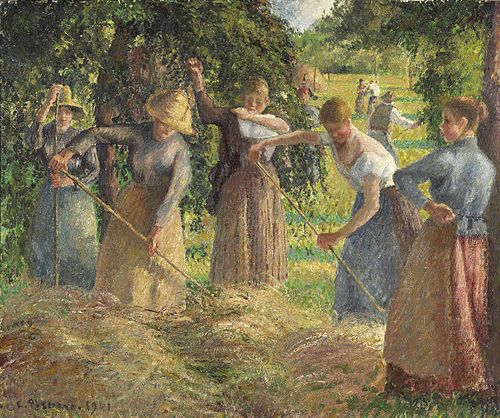 Fenaison à Éragny, 1901, Camille Pissarro