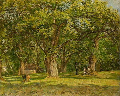 La Forêt, 1870, Camille Pissarro