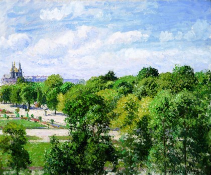 Le Jardin des Tuileries, été, 1900, Camille Pissarro