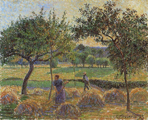 Fenaison à Éragny, 1893, Camille Pissarro