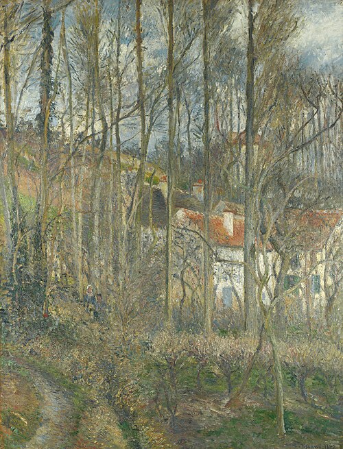 Côte des Bœufs à L'Hermitage, Pontoise, 1877, Camille Pissarro