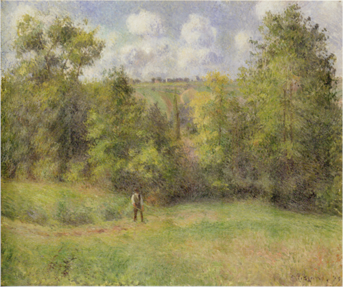 View of the Road at Ennery, 1879, Camille Pissarro