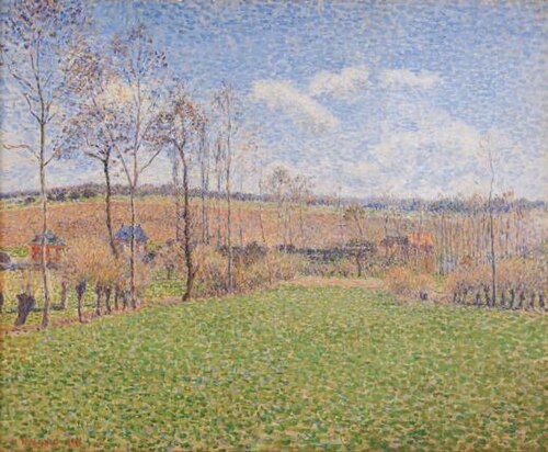 Springtime in Éragny, 1886, Camille Pissarro