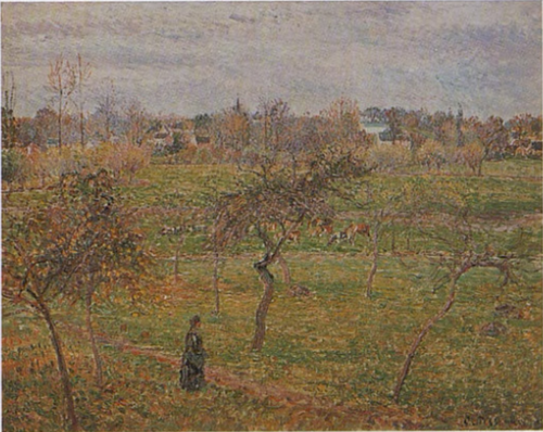 Pommiers dans le pré à Eragny, 1894, Camille Pissarro