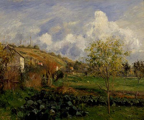 Landscape near Pontoise, 1878, Camille Pissarro