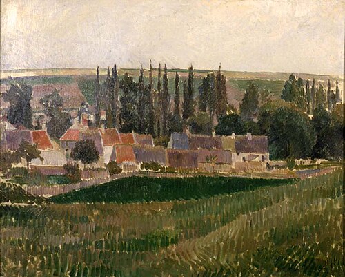 Landscape at Osny, 1883, Camille Pissarro