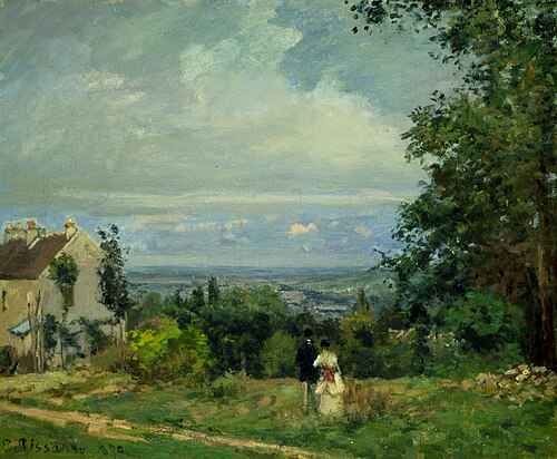 Louveciennes, 1870, Camille Pissarro