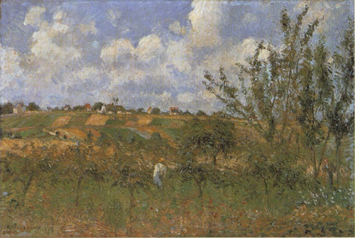Vue depuis la côte des Gratte-Coqs, Pontoise, 1878, Camille Pissarro