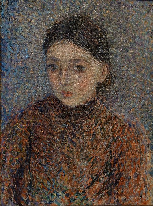 Jeanne Pissarro, dite Cocotte, en buste, 1892, Camille Pissarro