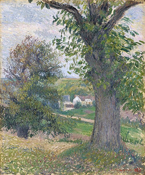 Châtaigniers à Osny, 1883, Camille Pissarro