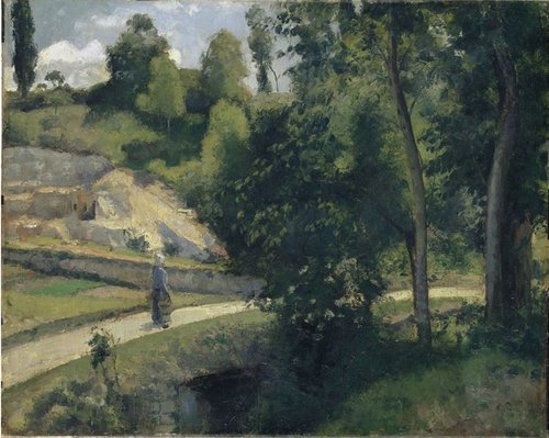 La carrière, Pontoise, 1875, Camille Pissarro