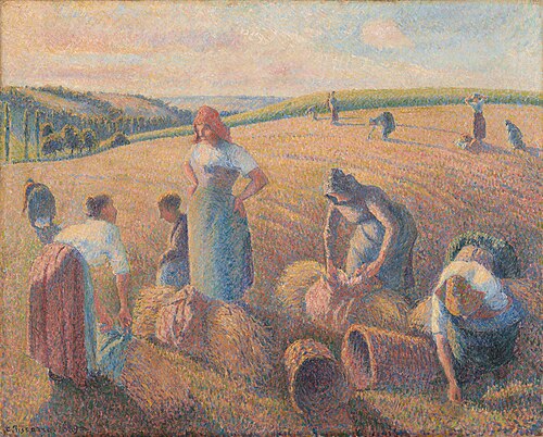 Les glaneuses, 1889, Camille Pissarro