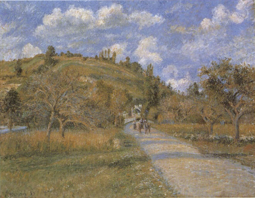 La côte du Valhermeil, Auvers-sur-Oise, 1880, Camille Pissarro