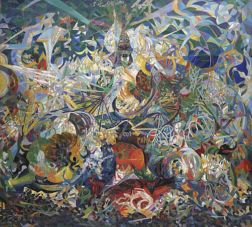 Battle of Lights, Coney Island, Mardi Gras, 1913, Joseph Stella