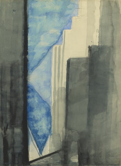 Skyscrapers, 1920, Joseph Stella