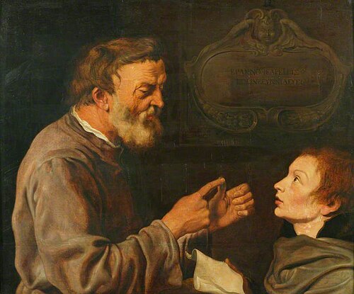 Master and Pupil, 1620, Jacques de Gheyn le jeune